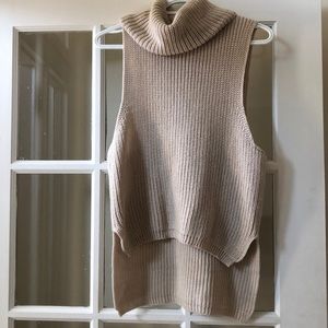 Charlotte Russe cut off turtleneck sweater